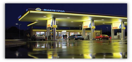 Najväčšia macedónska sieť čerpacích staníc sa rozhodla pre LED riešenie