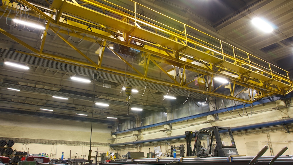 Illuminance of production hall